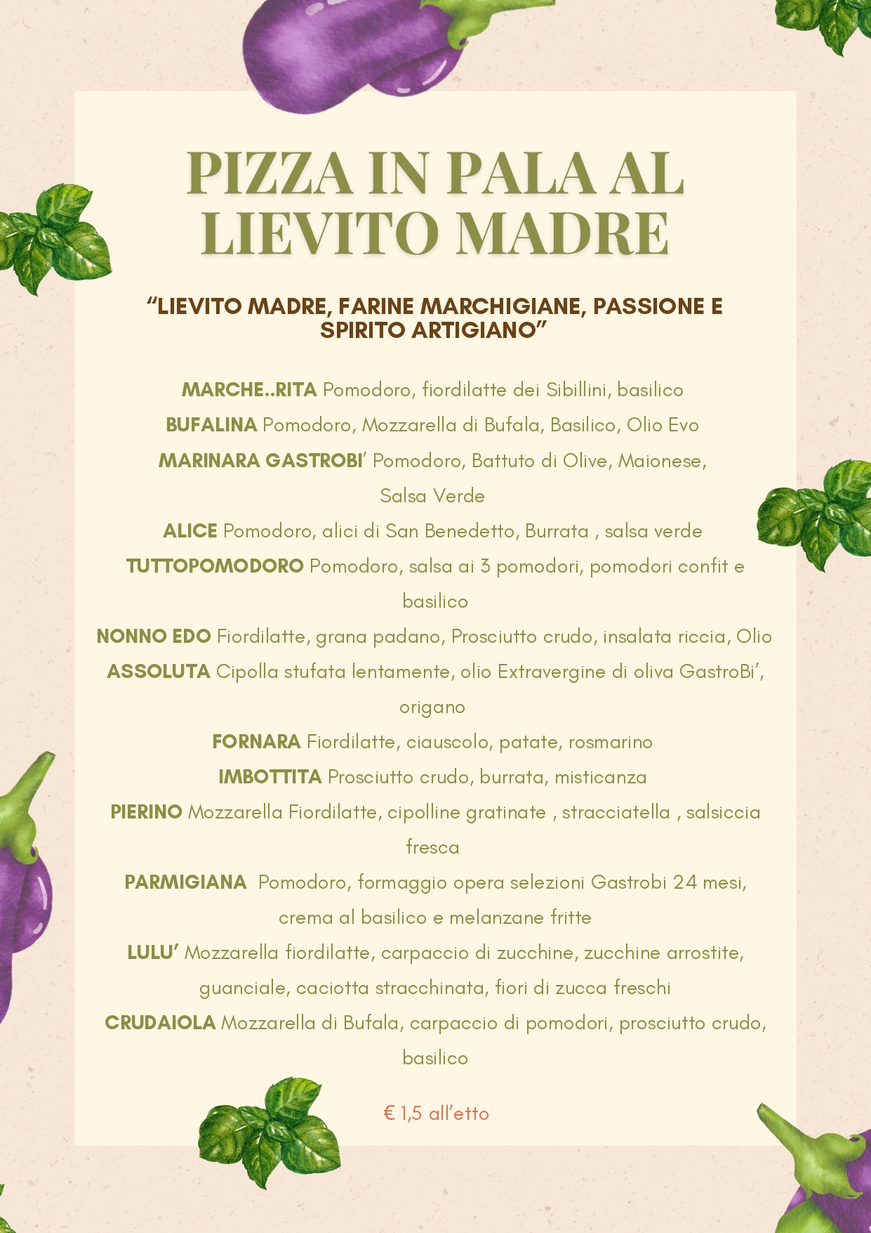 Pizza in pala al lievito madre
